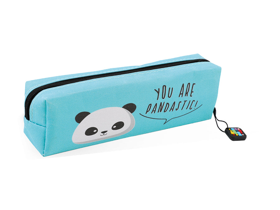 Estuche de tela panda