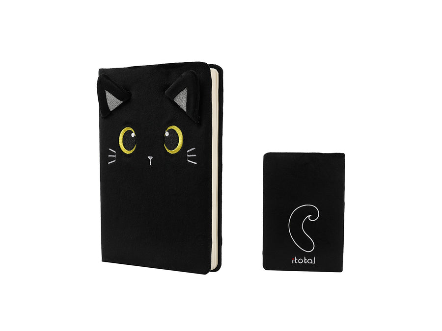 Libreta plush - Black Cat