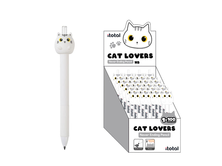 Lápiz infinito White cat
