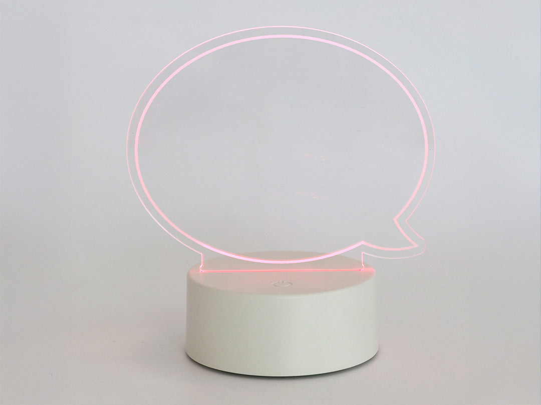 Lámpara DIY Burbuja de diálogo