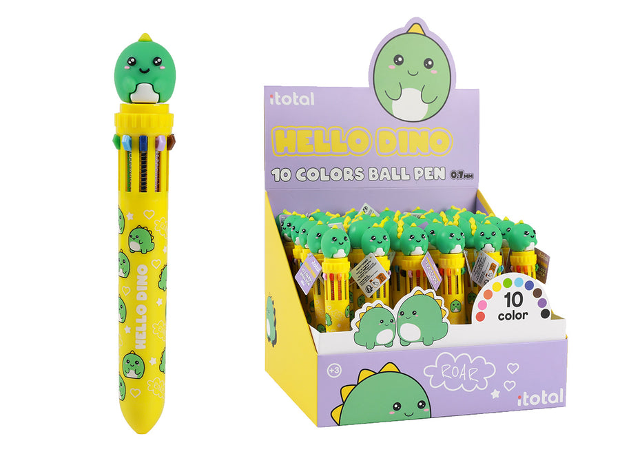 Bolígrafo multicolor - Hello Dino