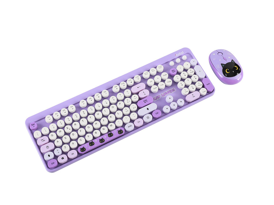 Conjunto de teclado y ratón Black Cat