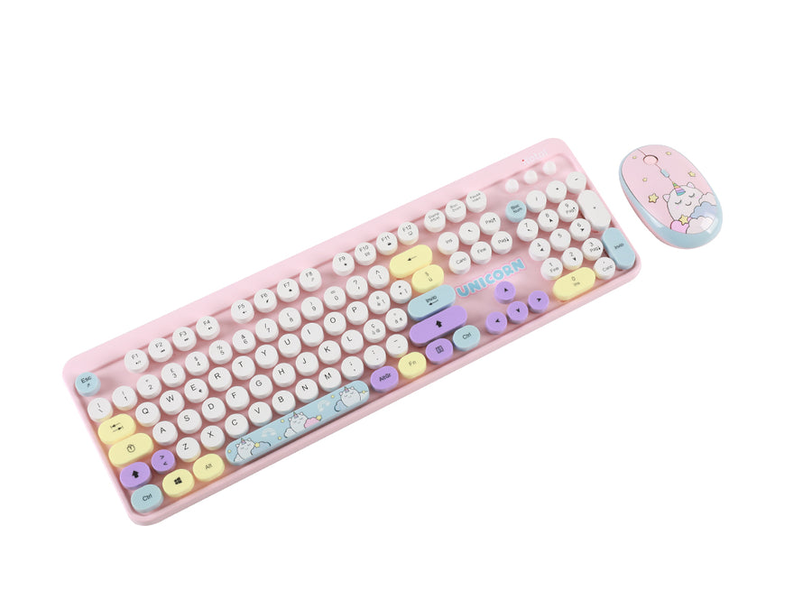 Conjunto de teclado y ratón Unicorn