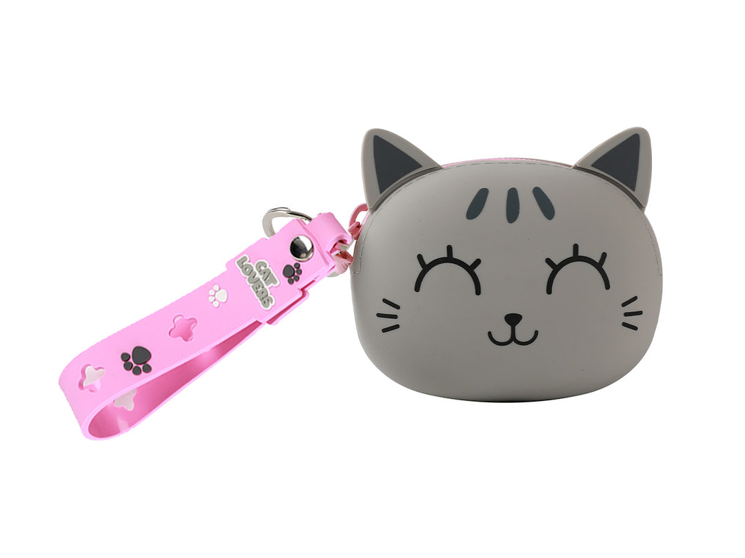 Monedero de silicona - Grey Cat