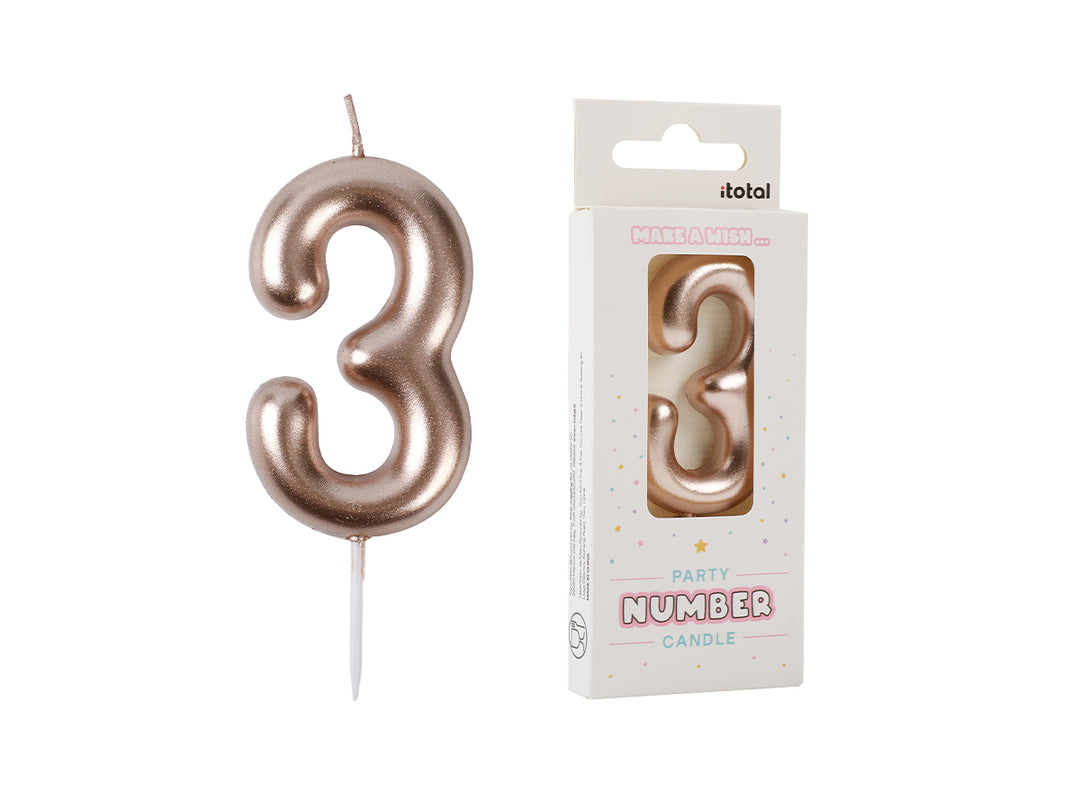 Velitas cumpleaños - Número 3