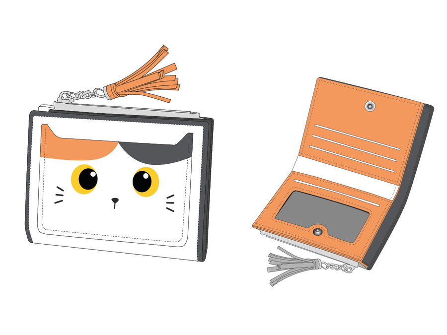 Cartera Orange Cat
