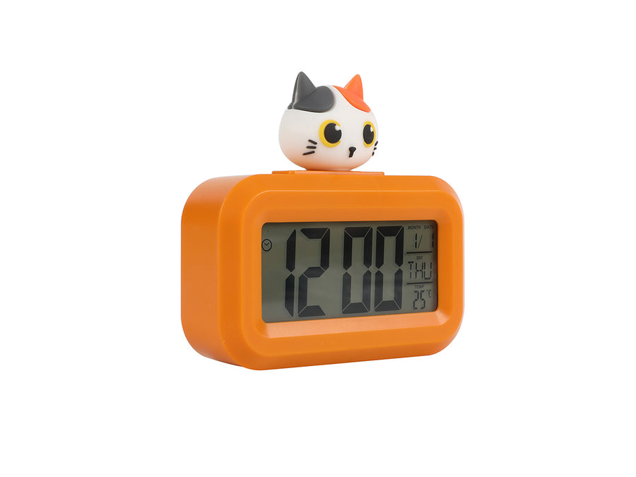 Reloj despertador - Orange Cat