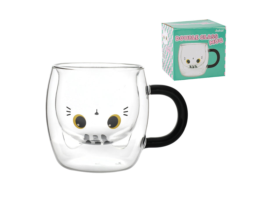 Vaso para café con leche White Cat