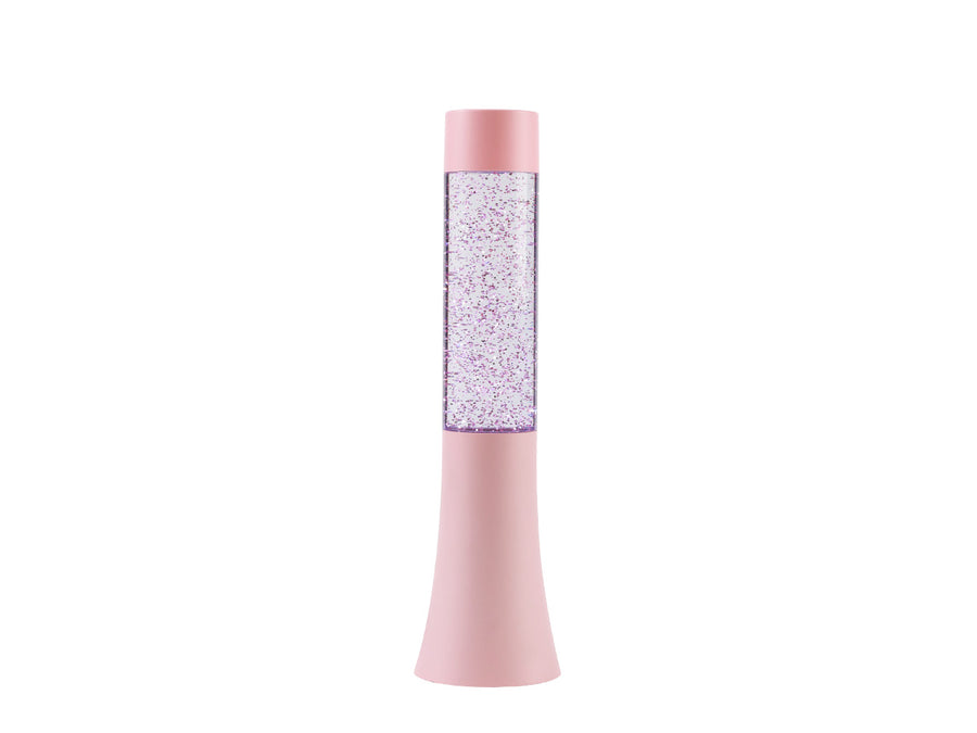 Lámpara Glitter Flared rosa pastel