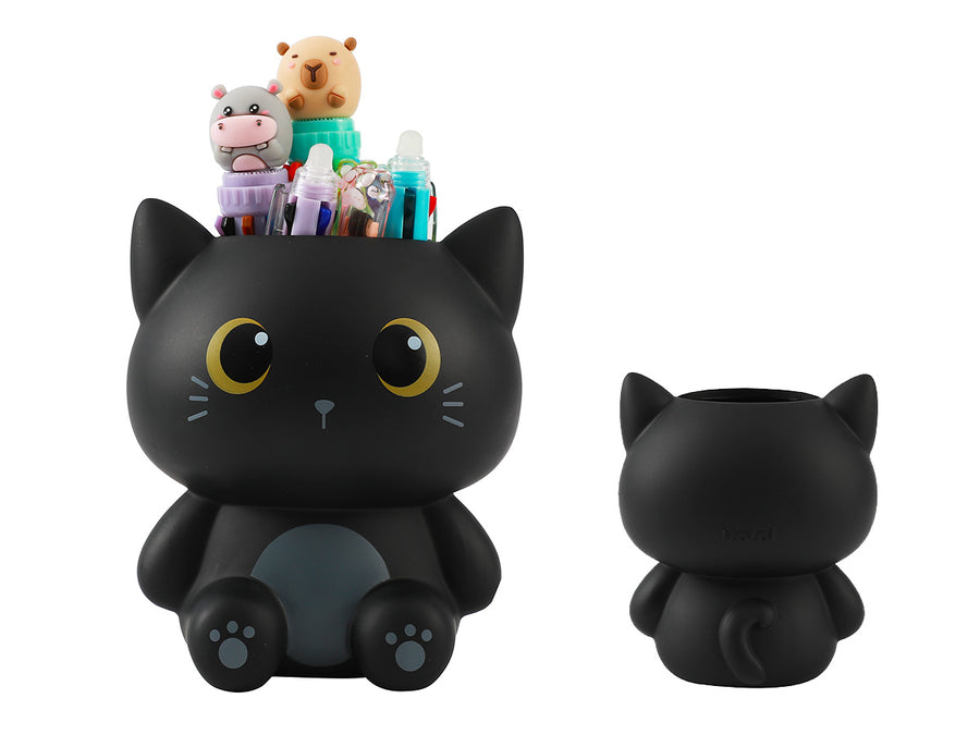 Portabolígrafos 3D - Black Cat