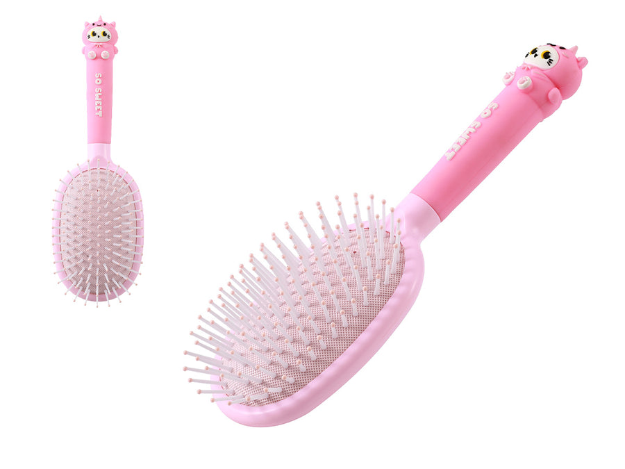 Cepillo de pelo rosa pastel