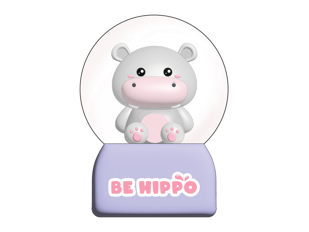 Bola de nieve Be Hippo con luz