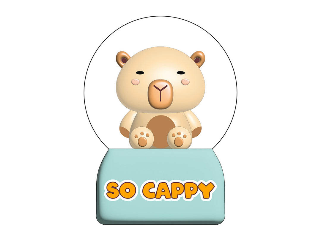 Bola de nieve Capybara con luz