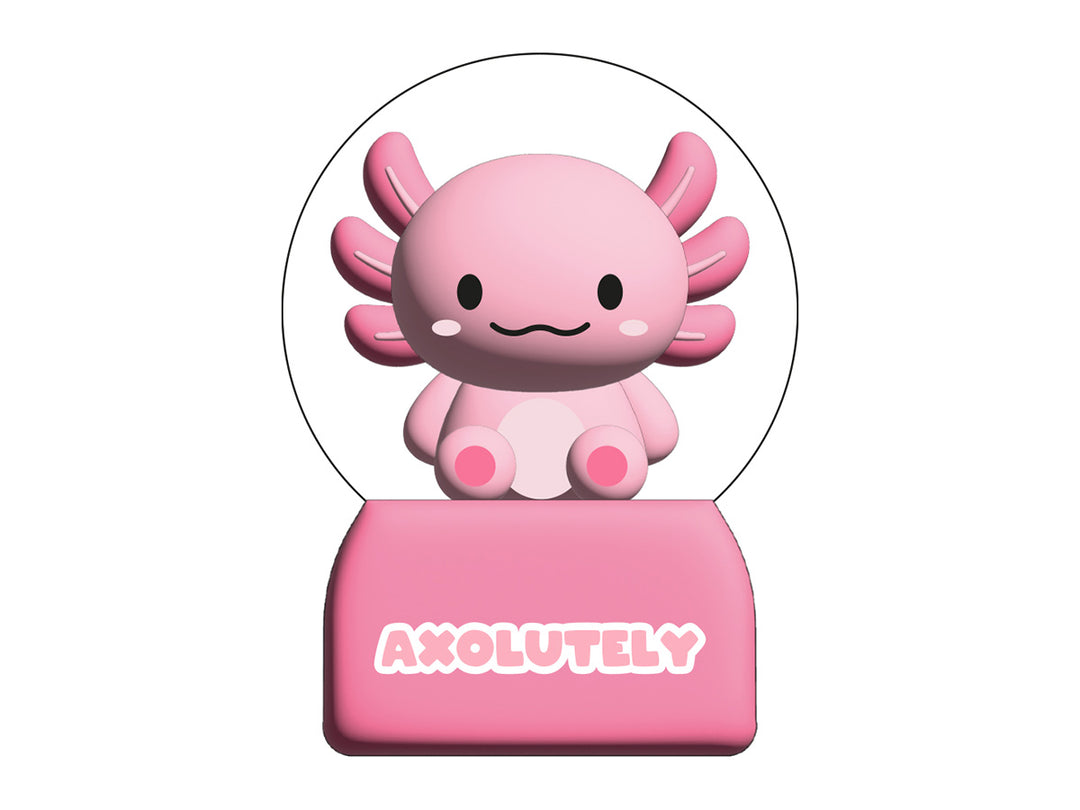 Bola de nieve Axolutely con luz