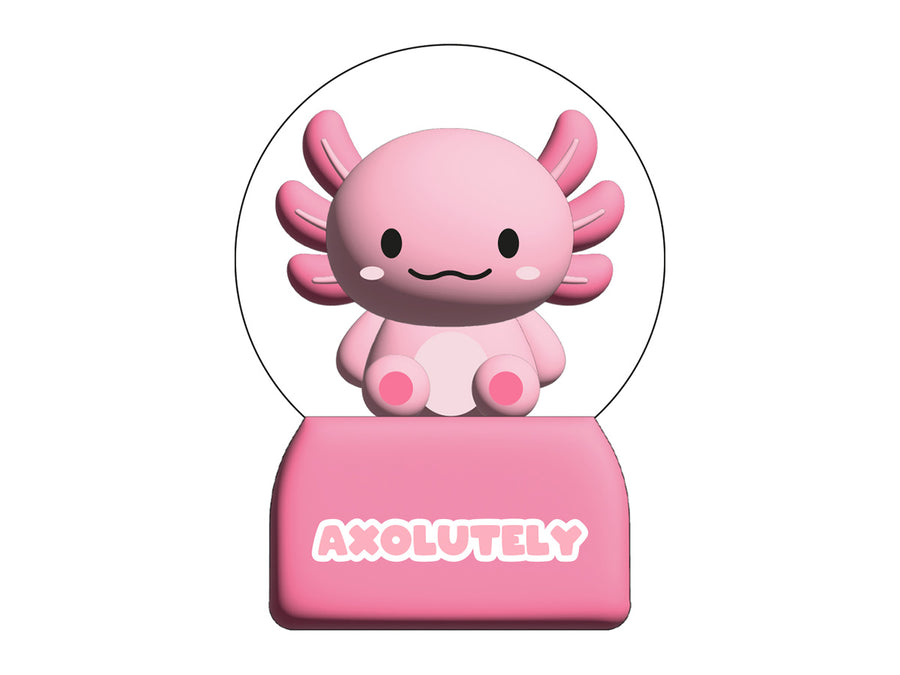 Bola de nieve Axolutely con luz