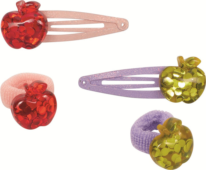 Clips y gomas para el pelo Manzanas Beautiful Stars