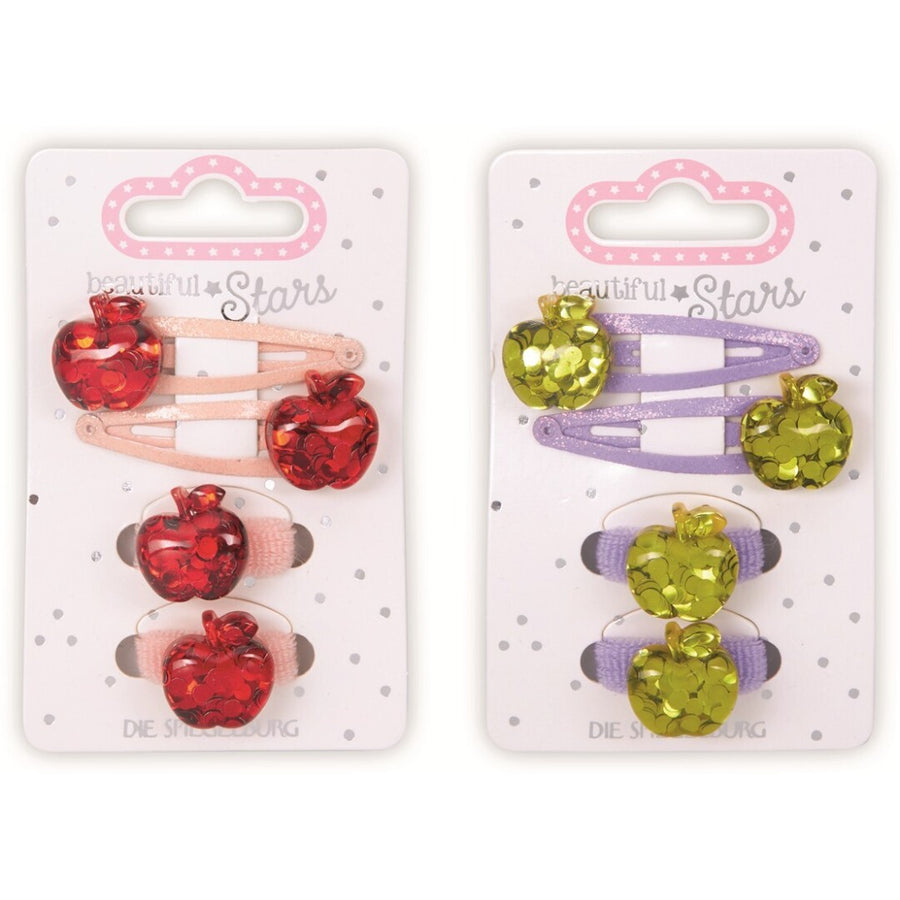 Clips y gomas para el pelo Manzanas Beautiful Stars