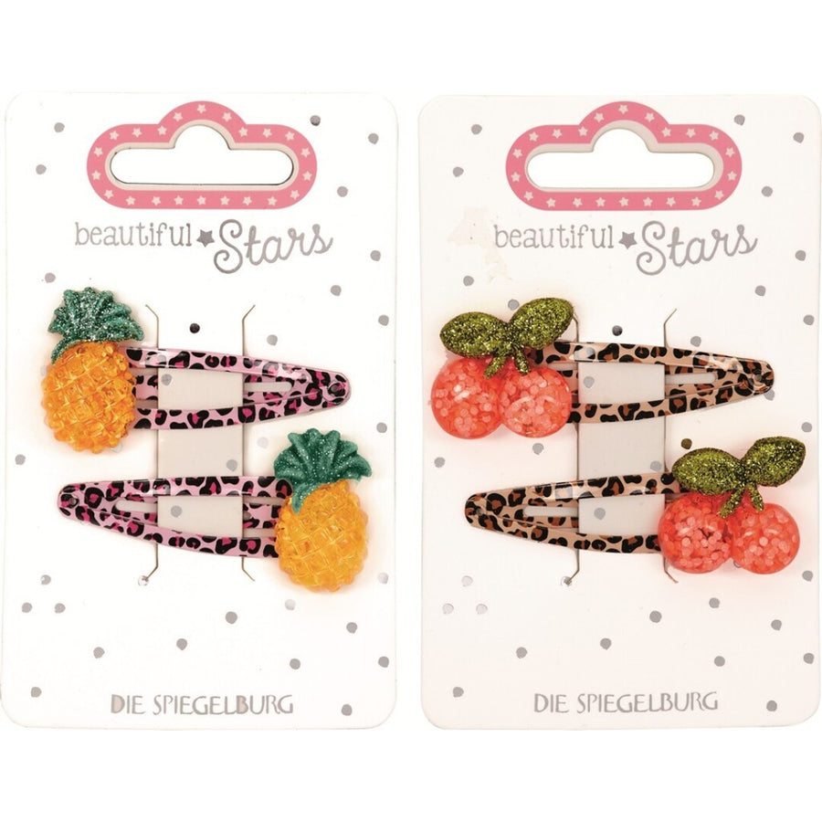 Clips para el pelo con Piñas y Cerezas Beautiful Stars