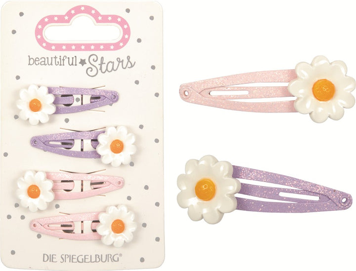 Clips para el pelo Margaritas Beautiful Stars