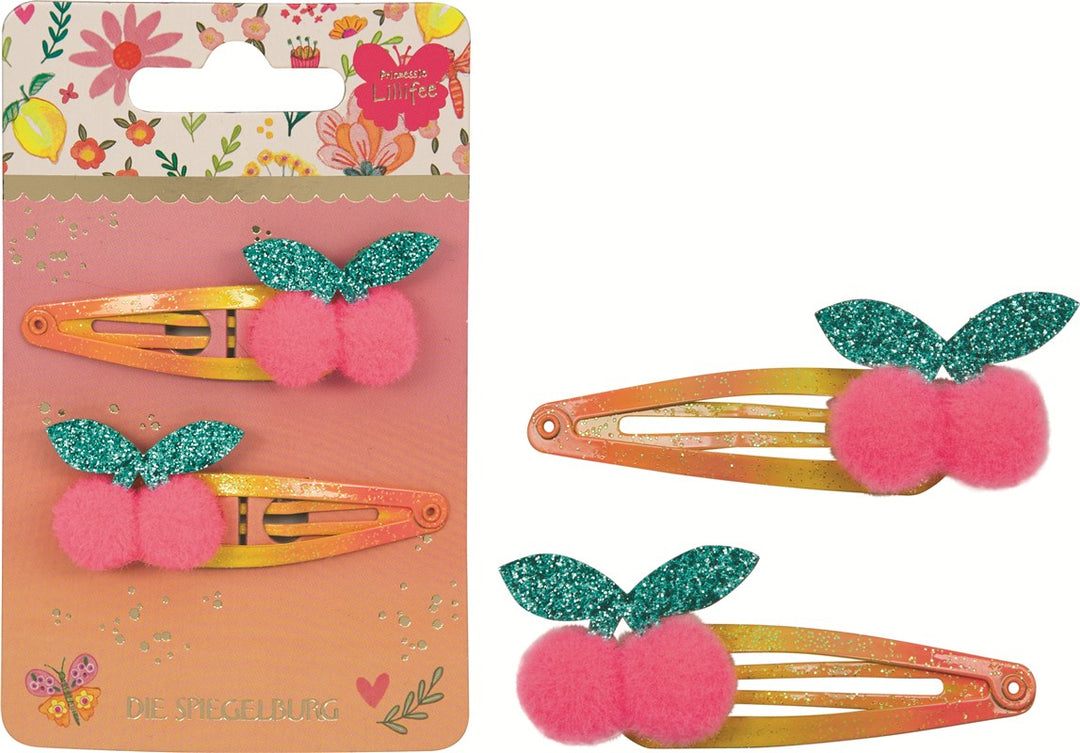 Clips de pelo cerezas Princess Lillifee