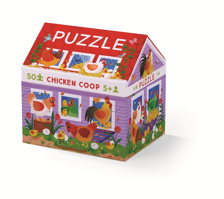 Puzzle de la casa/Gallinero - 50 piezas