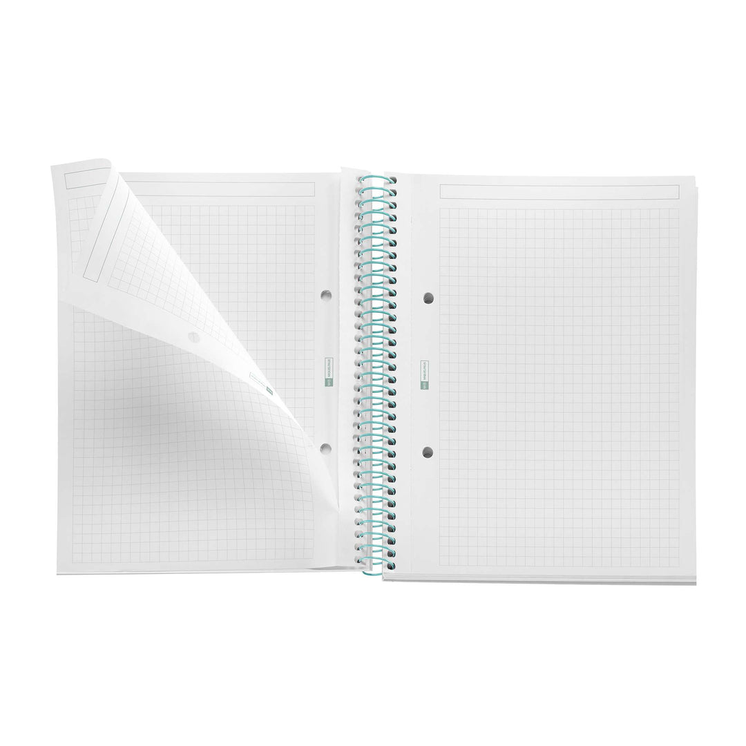 Cuaderno A5 80 Hojas Cuadrícula Between The Lines Musgo