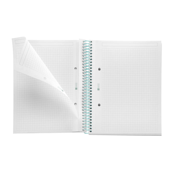 Cuaderno A5 80 Hojas Cuadrícula Between The Lines Musgo