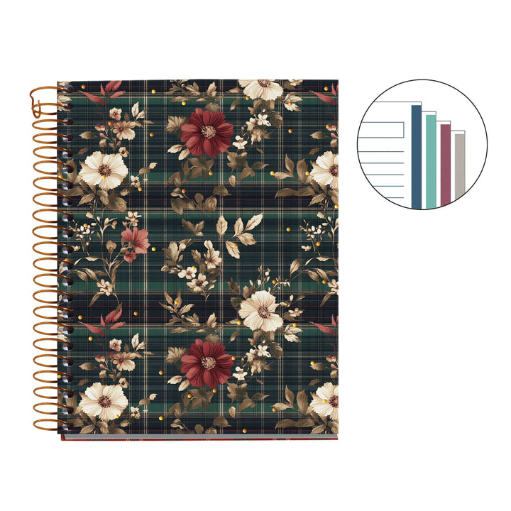 Notebook4 A6 100 Hojas Horizontal Poppies Highland Days