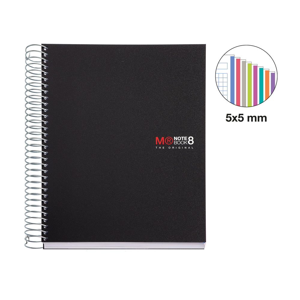 Cuaderno NB8 A5 200 CLA PP Negro