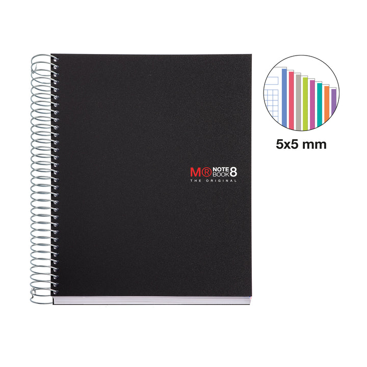 Cuaderno NB8 A5 200 CLA PP Negro