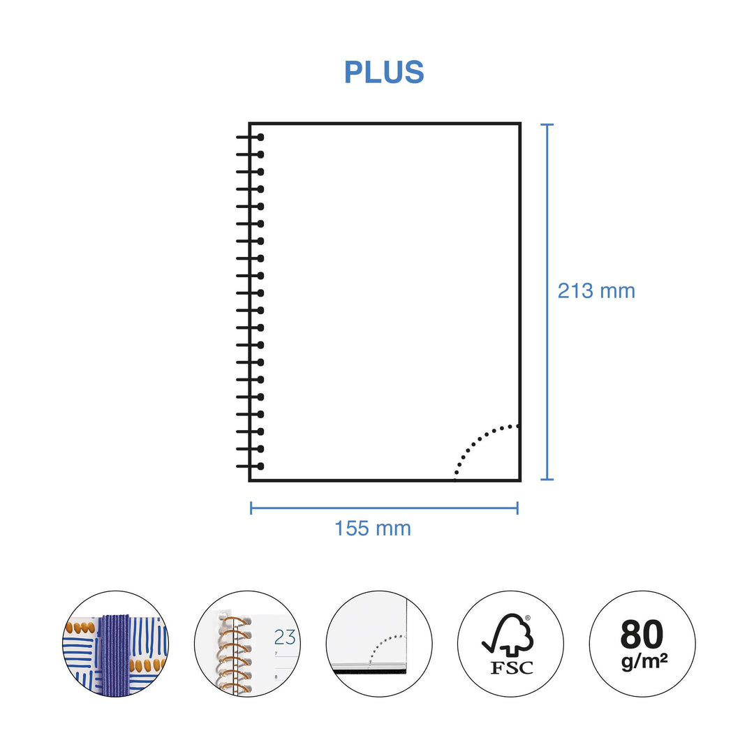 Agenda esp.plus S/V-cat trazos 26