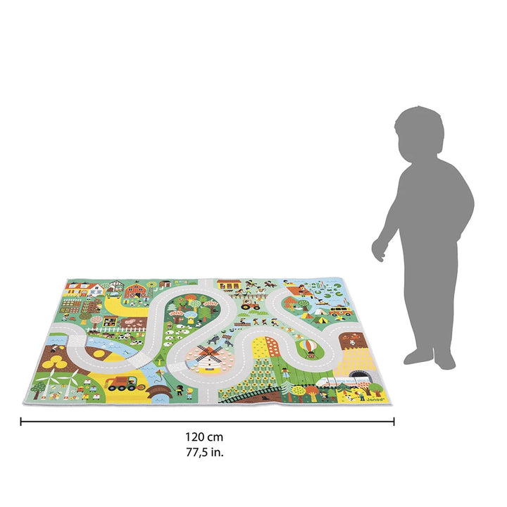 Alfombra con circuito Campiña - Cross Roads