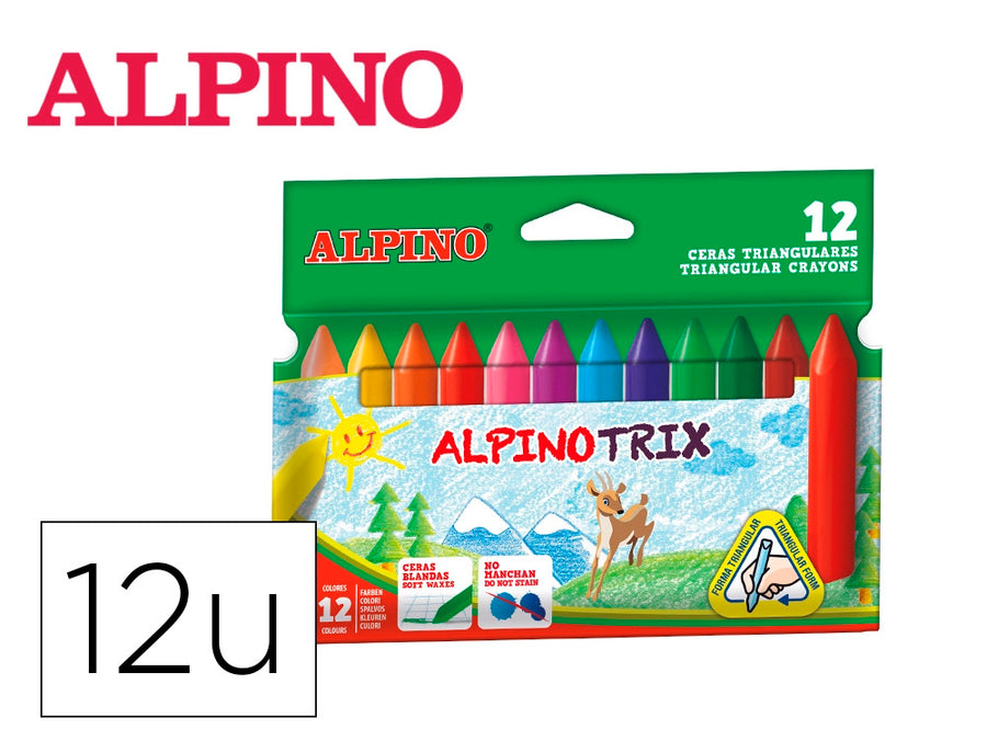 Estuche 12 ceras Alpinotrix