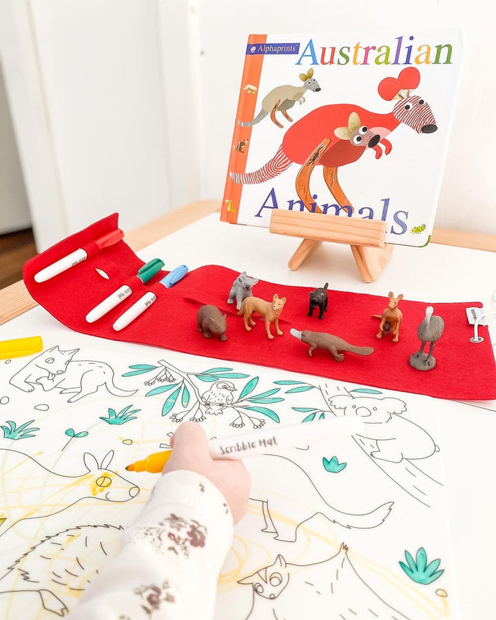 Scribble Mat "Animales Australia"