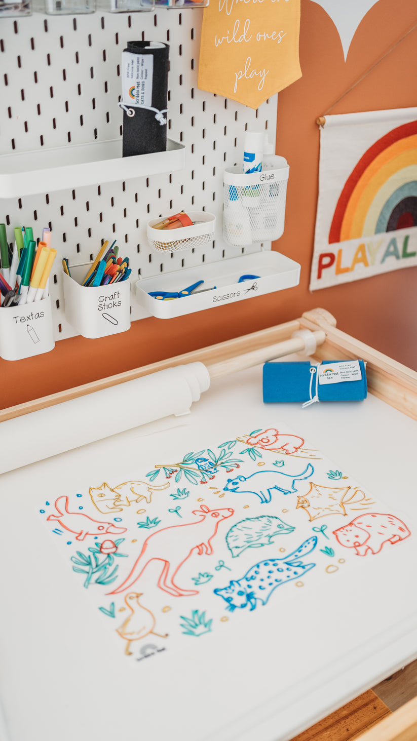 Scribble Mat "Animales Australia"