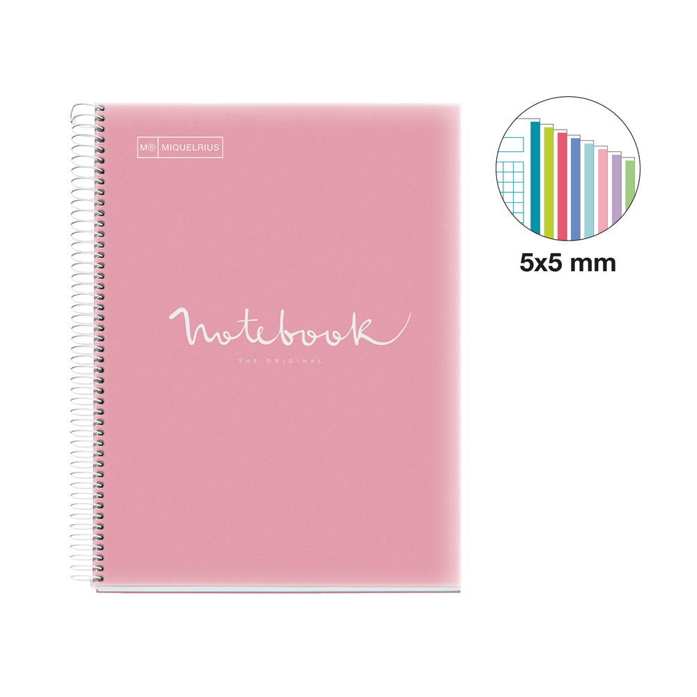 Cuaderno NB8 A4 160 CLA 90G PP Emotions Rosa MR