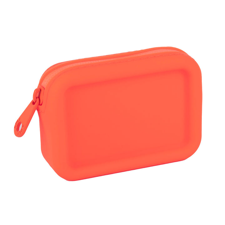 Monederos de silicona Neón naranja