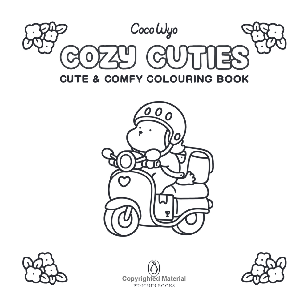 Cozy cuties : Cute & Comfy coloring book