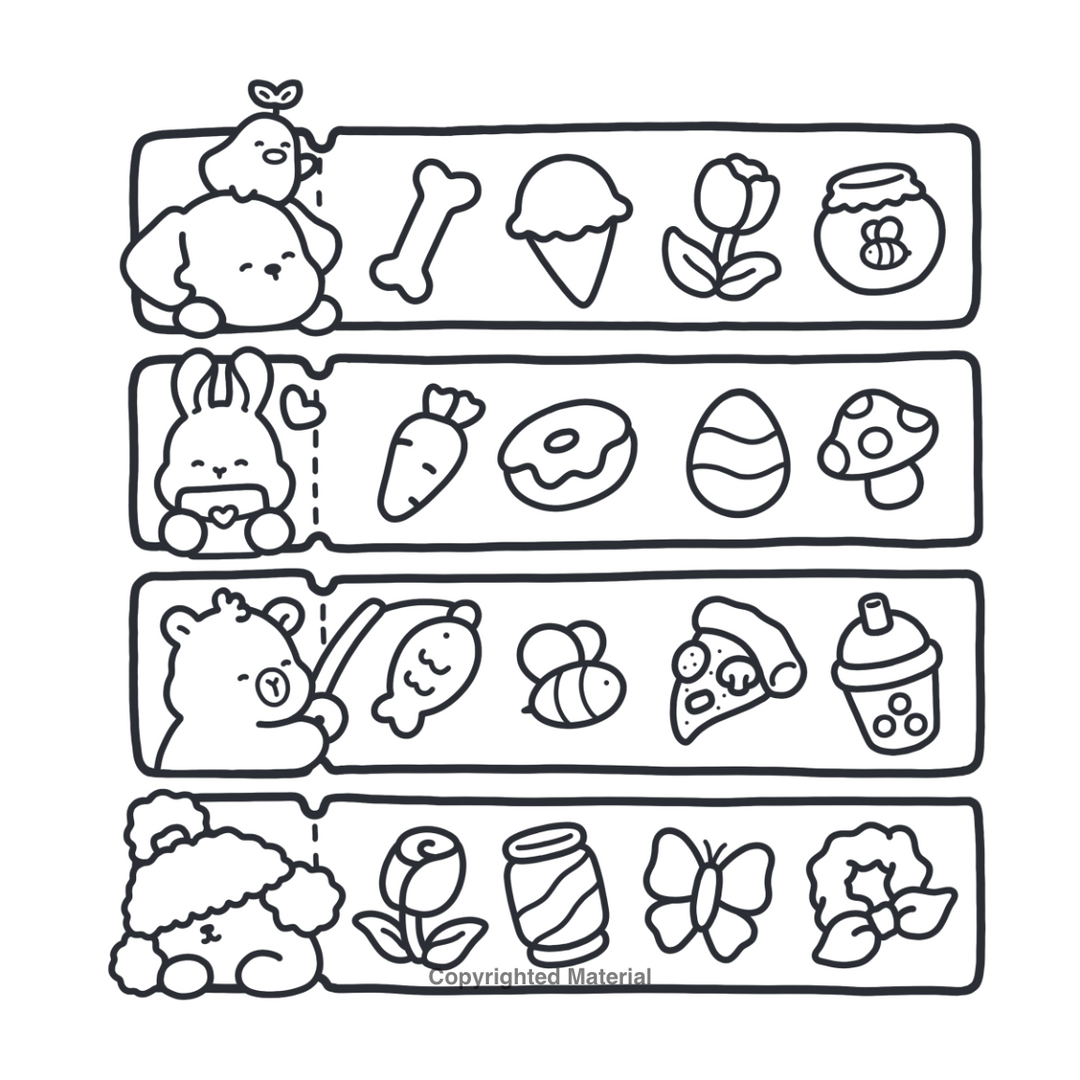 Cozy cuties : Cute & Comfy coloring book