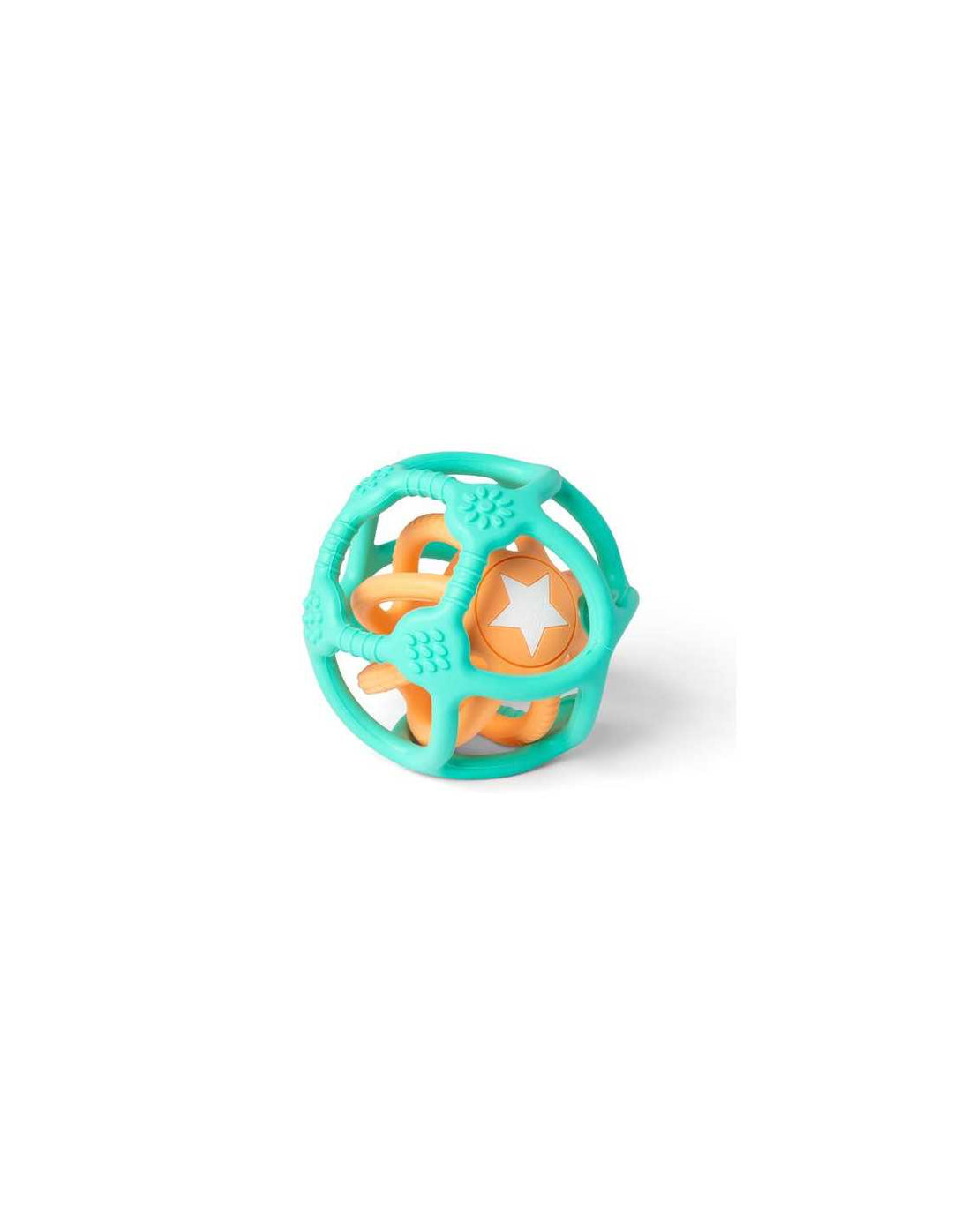 Pelota sensorial dos en uno Verde-Naranja