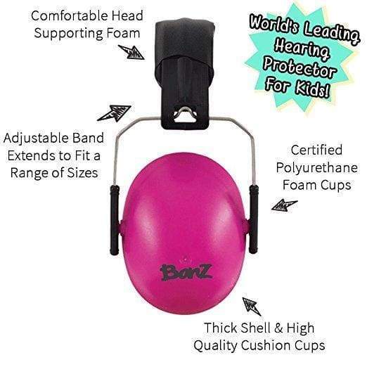 Cascos Banz anti ruido Petal Pink Kids +3