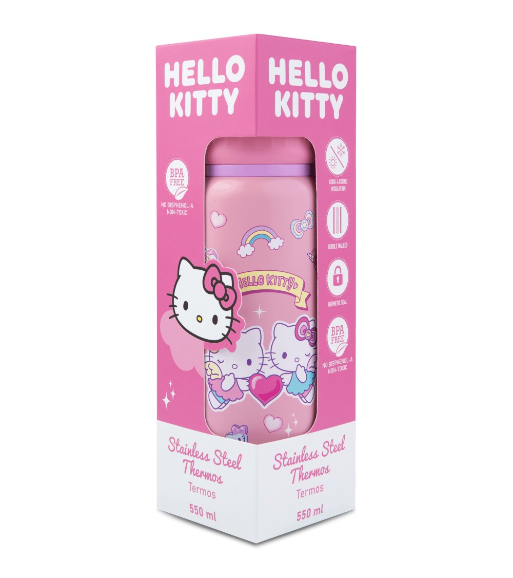 Botella térmica 550ml Hello Kitty - Pink