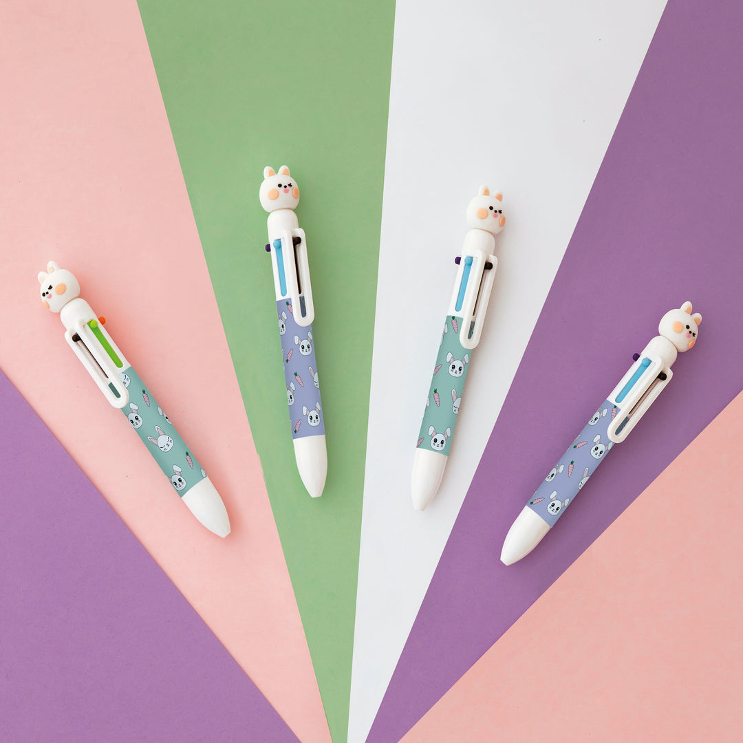 Bolígrafos 6 Colores Back2Fun - Bunny