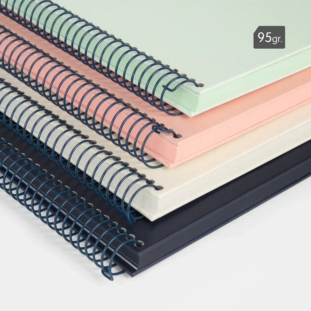 Cuaderno A4 con espiral y tapa dura, papel cuadriculado, colección 430 since 1918