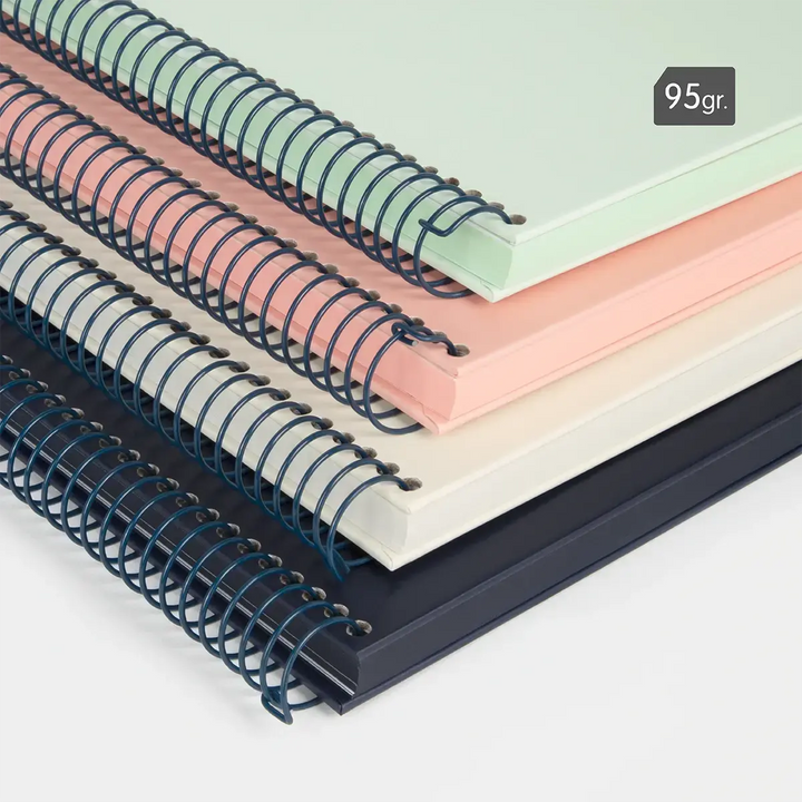 Cuaderno A4 con espiral y tapa dura, papel cuadriculado, colección 430 since 1918