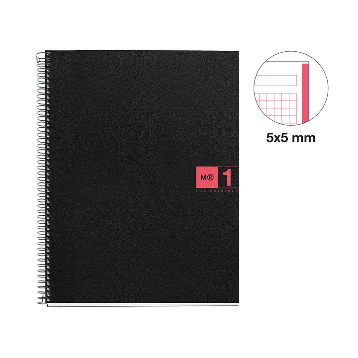 Cuaderno NB1 A4 80 CLA PP Rojo