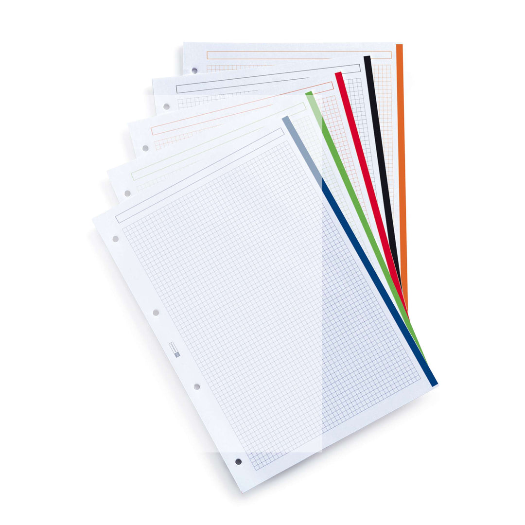 Recambio NB5 A4 100+50 CLA 90G 4 taladros colores intensos