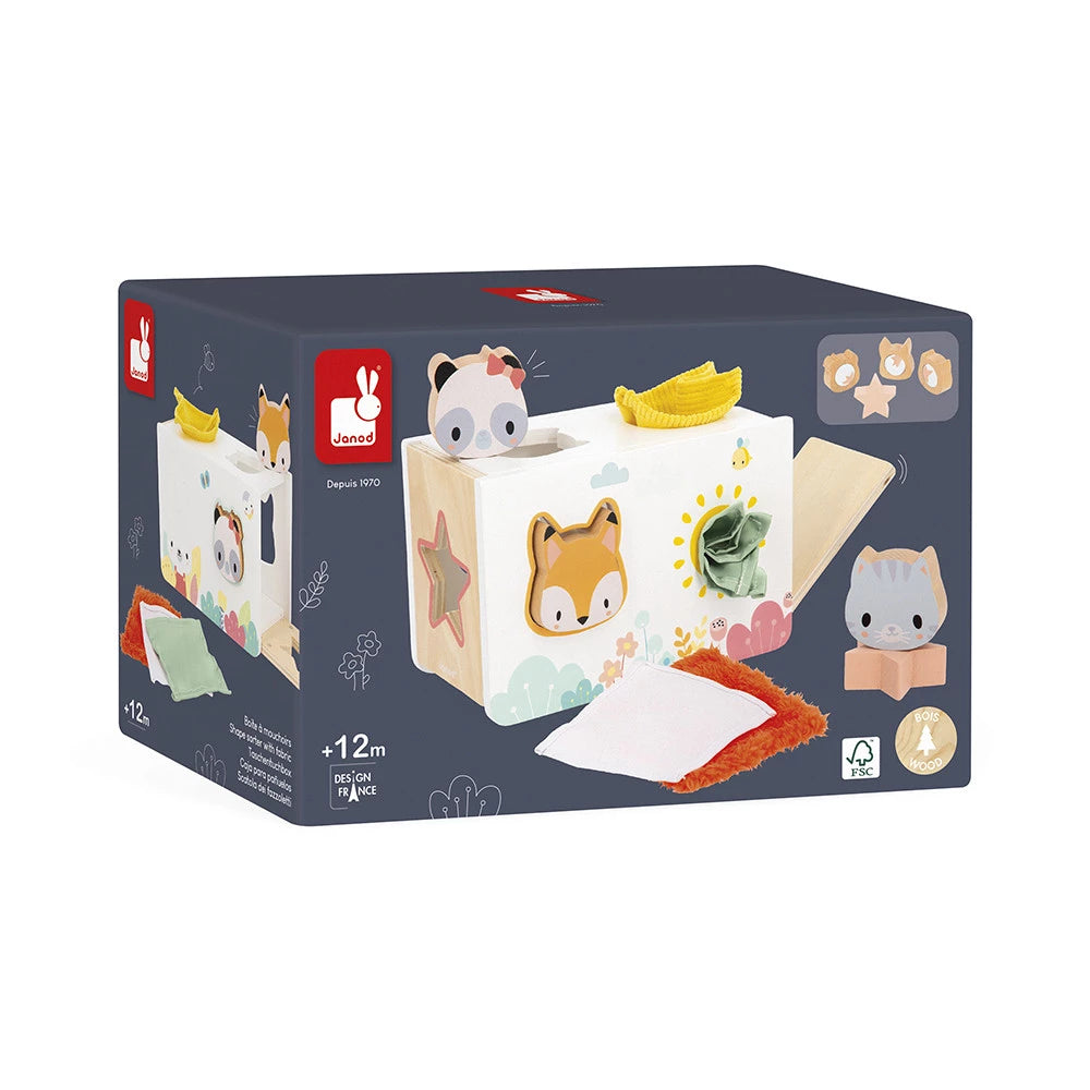 Caja de pañuelos sensoriales Pure