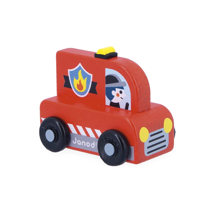Coche Camión de bomberos de madera Ciudad - Cross Roads