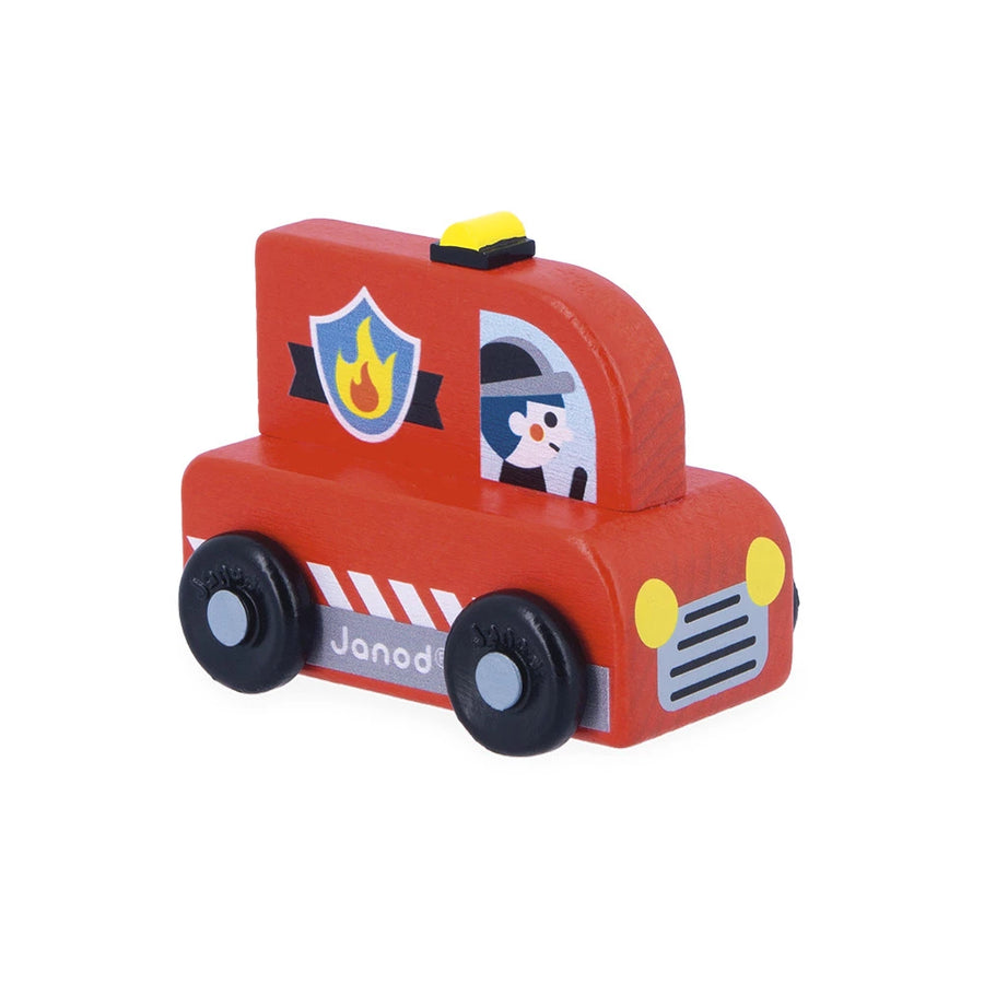 Coche Camión de bomberos de madera Ciudad - Cross Roads